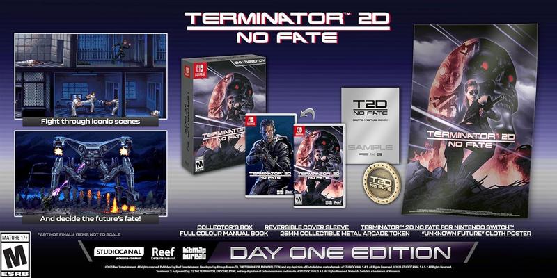 Terminator 2d No Fate Day One Edition Switch Midia Fisica